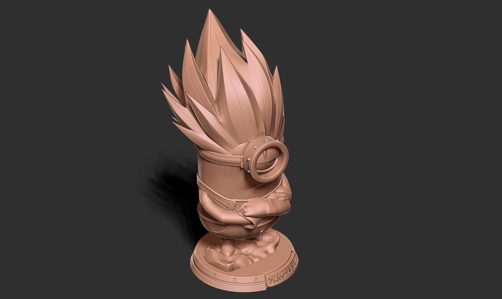 Vegeta Minion 3D print model_21