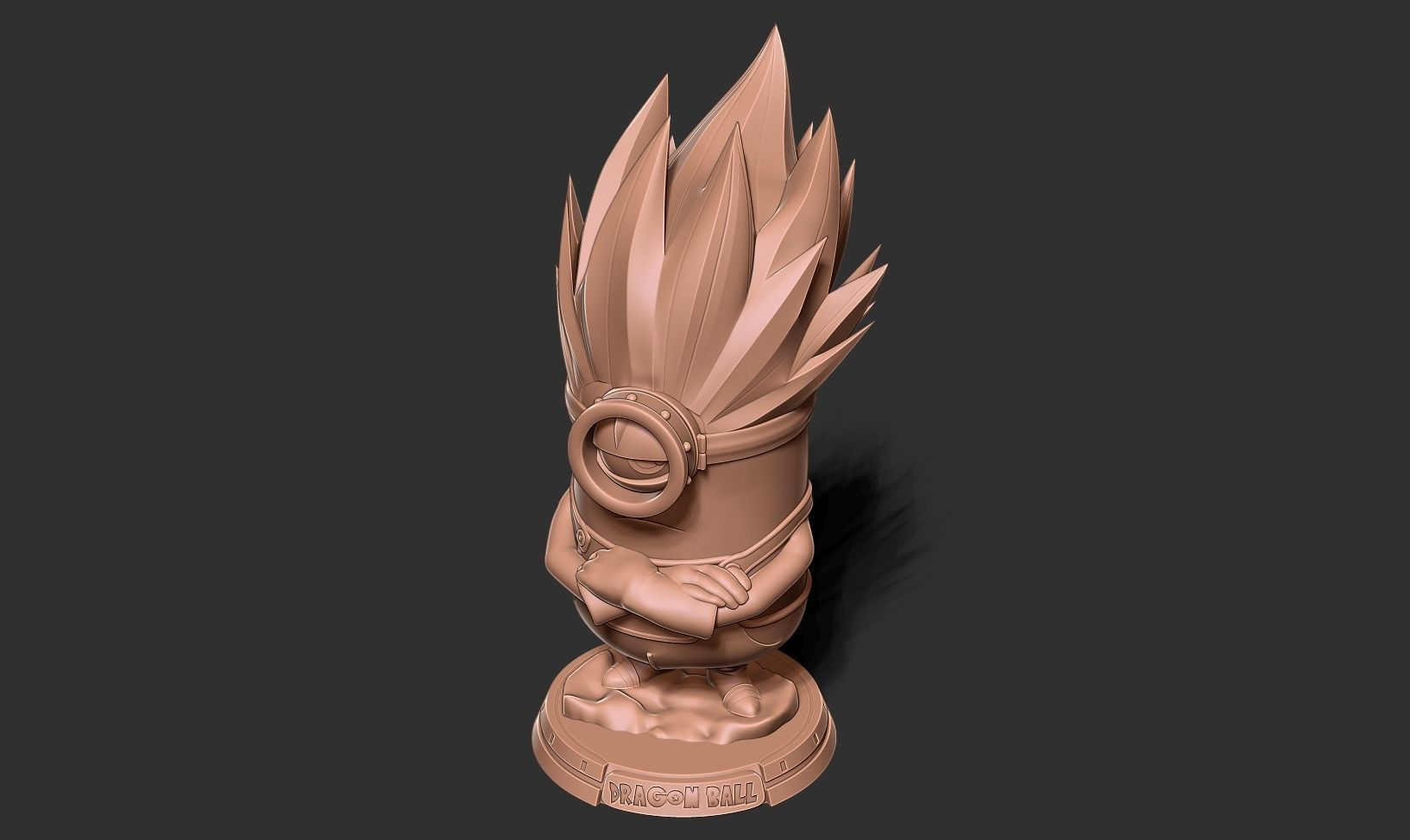 Vegeta Minion 3D print model_19
