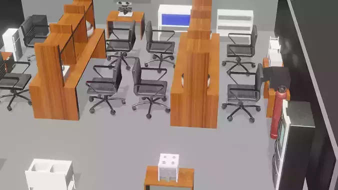Laboratory 3d model
