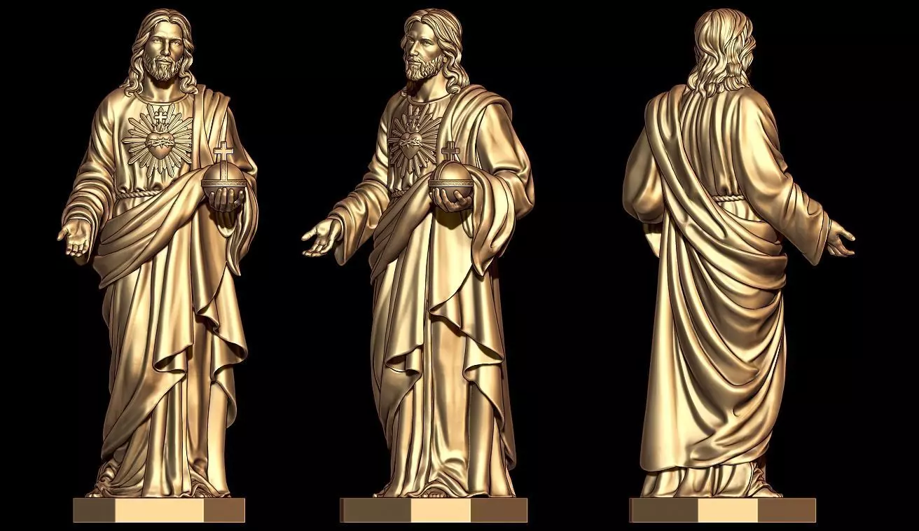 Jesus Statue 3D print model