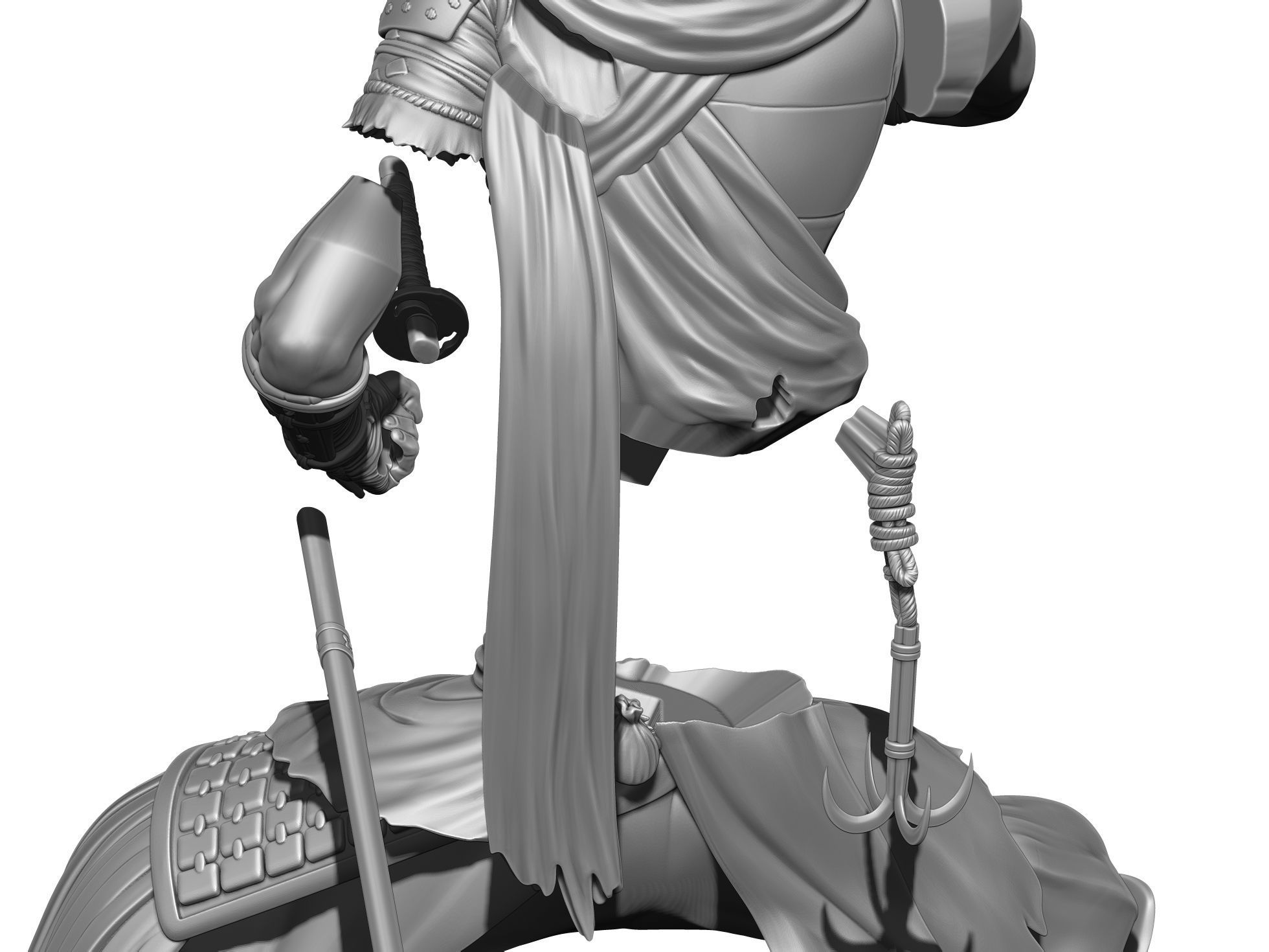 Yasusuke Sawamura Rise of the Ronin 2 stand options 3D print model_32