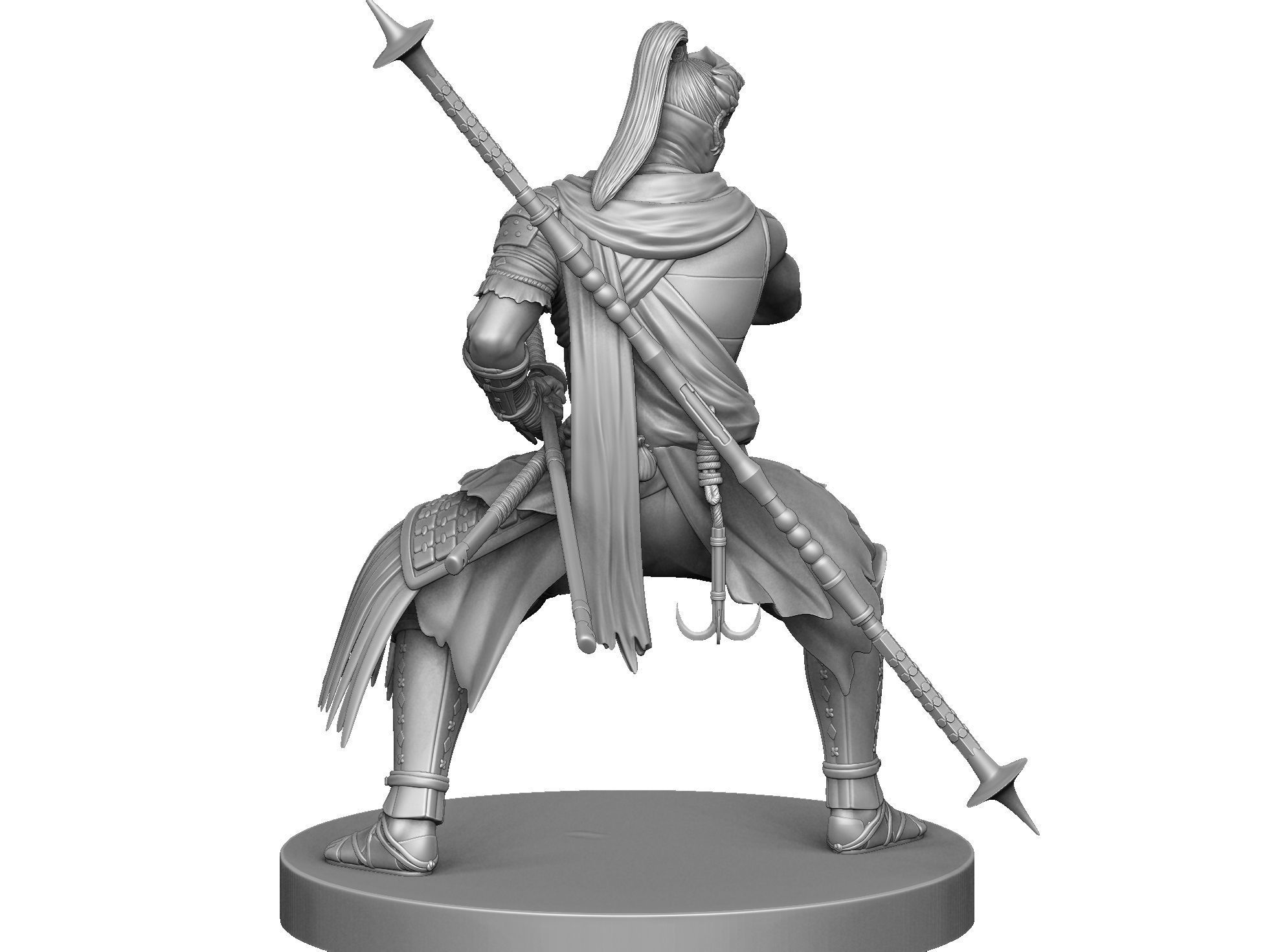 Yasusuke Sawamura Rise of the Ronin 2 stand options 3D print model_13