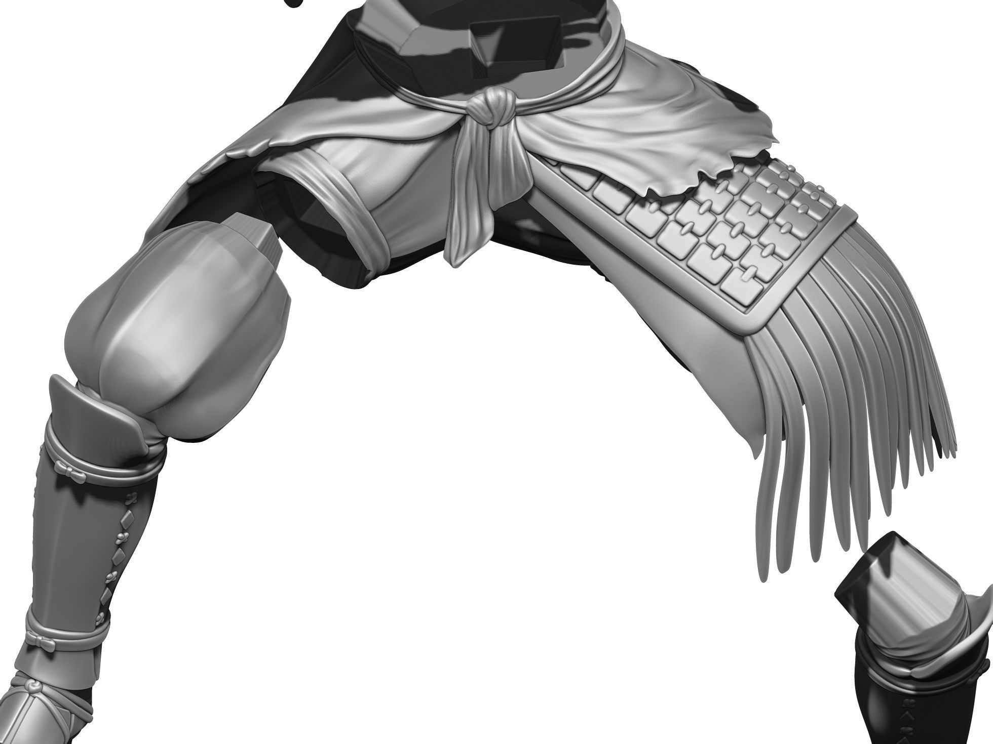 Yasusuke Sawamura Rise of the Ronin 2 stand options 3D print model_30