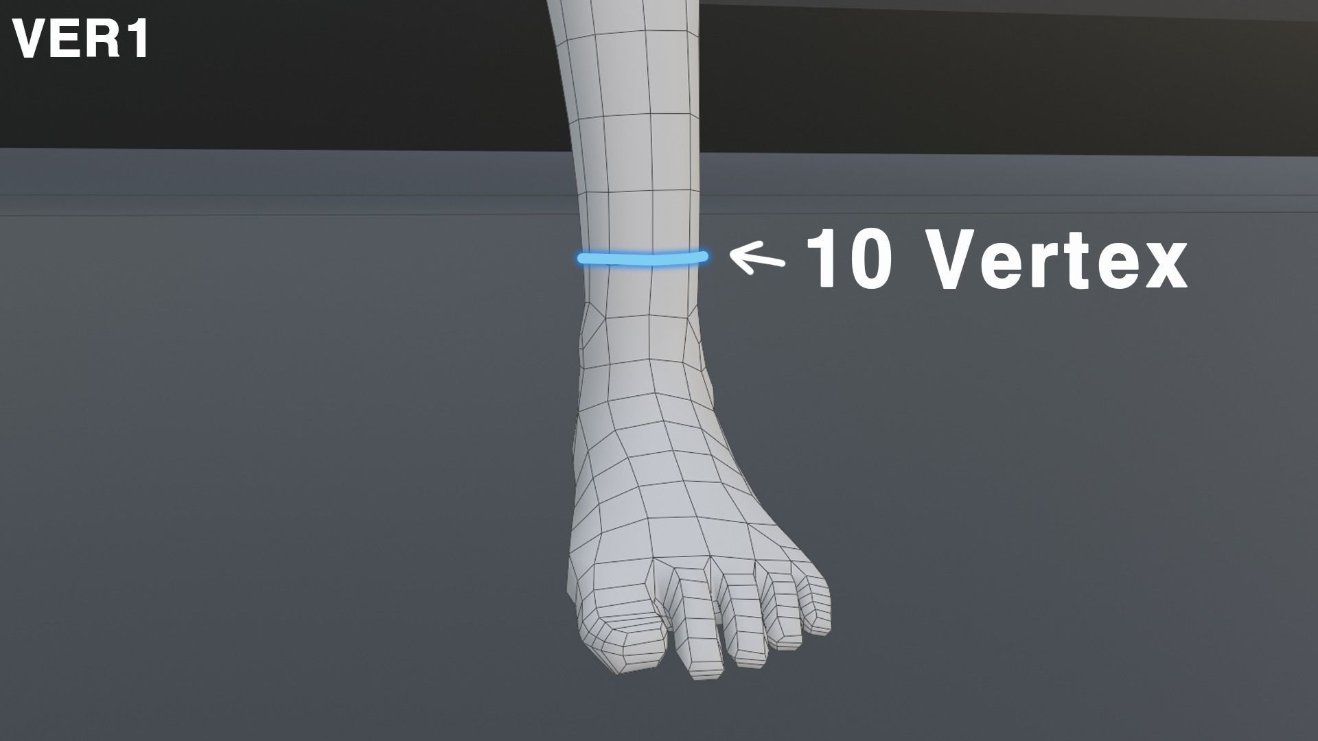 Stylized Anime girl base mesh model pack  Low-poly 3D model_7