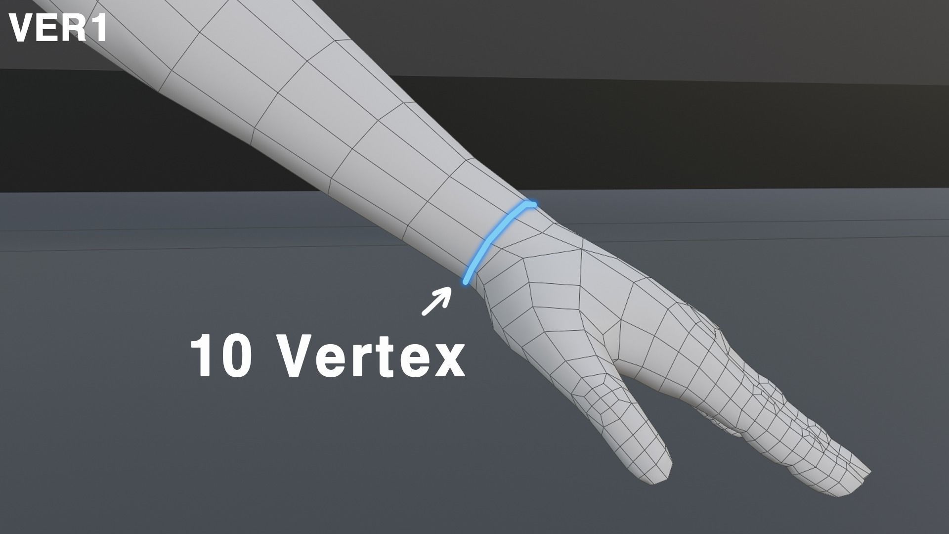 Stylized Anime girl base mesh model pack  Low-poly 3D model_8