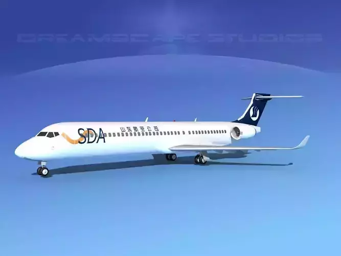 Comac ARJ21-900 Shandong Airlines 3D model