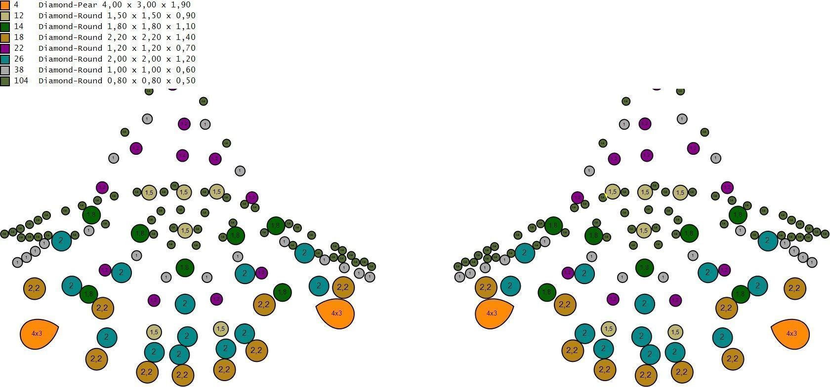 Earrings Snake Bulgari 3D print model_5