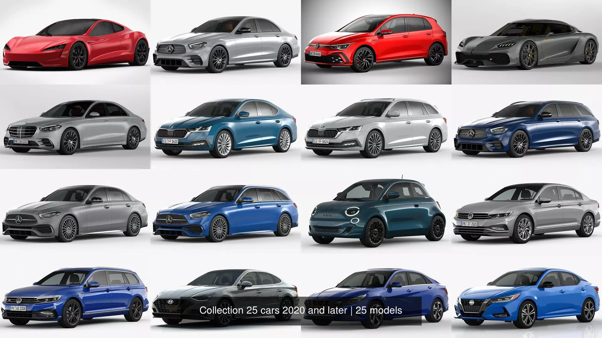 Collection 25 cars 2020 and later _0