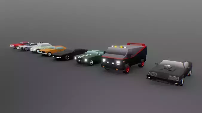 Low Poly Cars