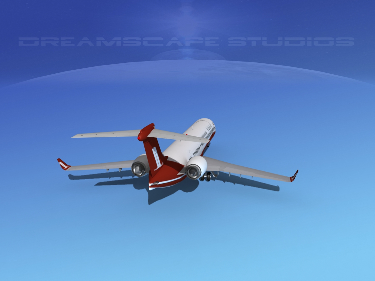 Comac ARJ21-900 Shanghai 3D model_6