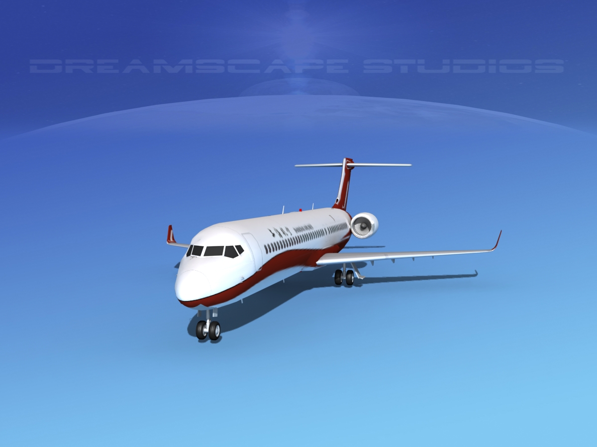Comac ARJ21-900 Shanghai 3D model_1