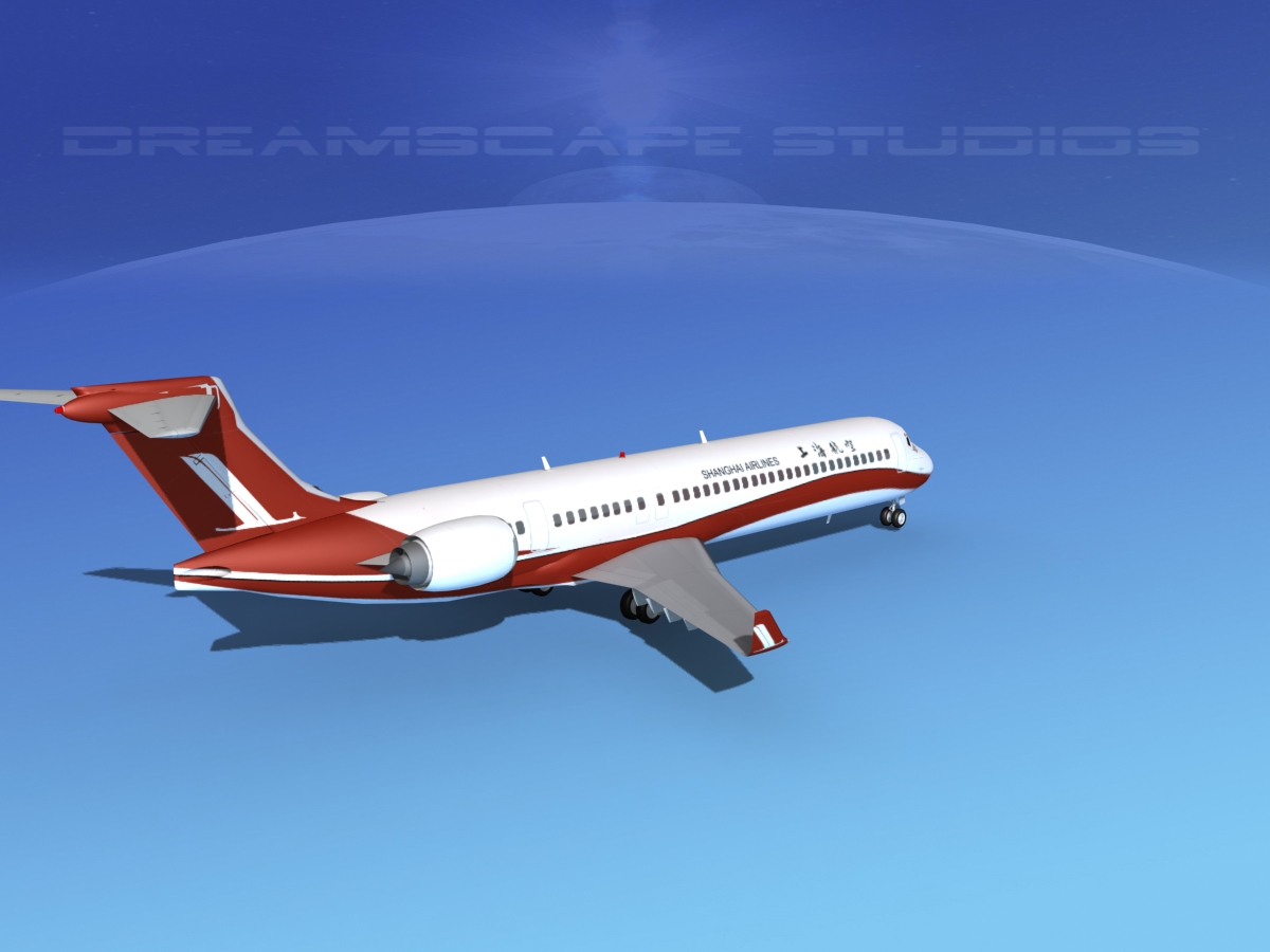 Comac ARJ21-900 Shanghai 3D model_5
