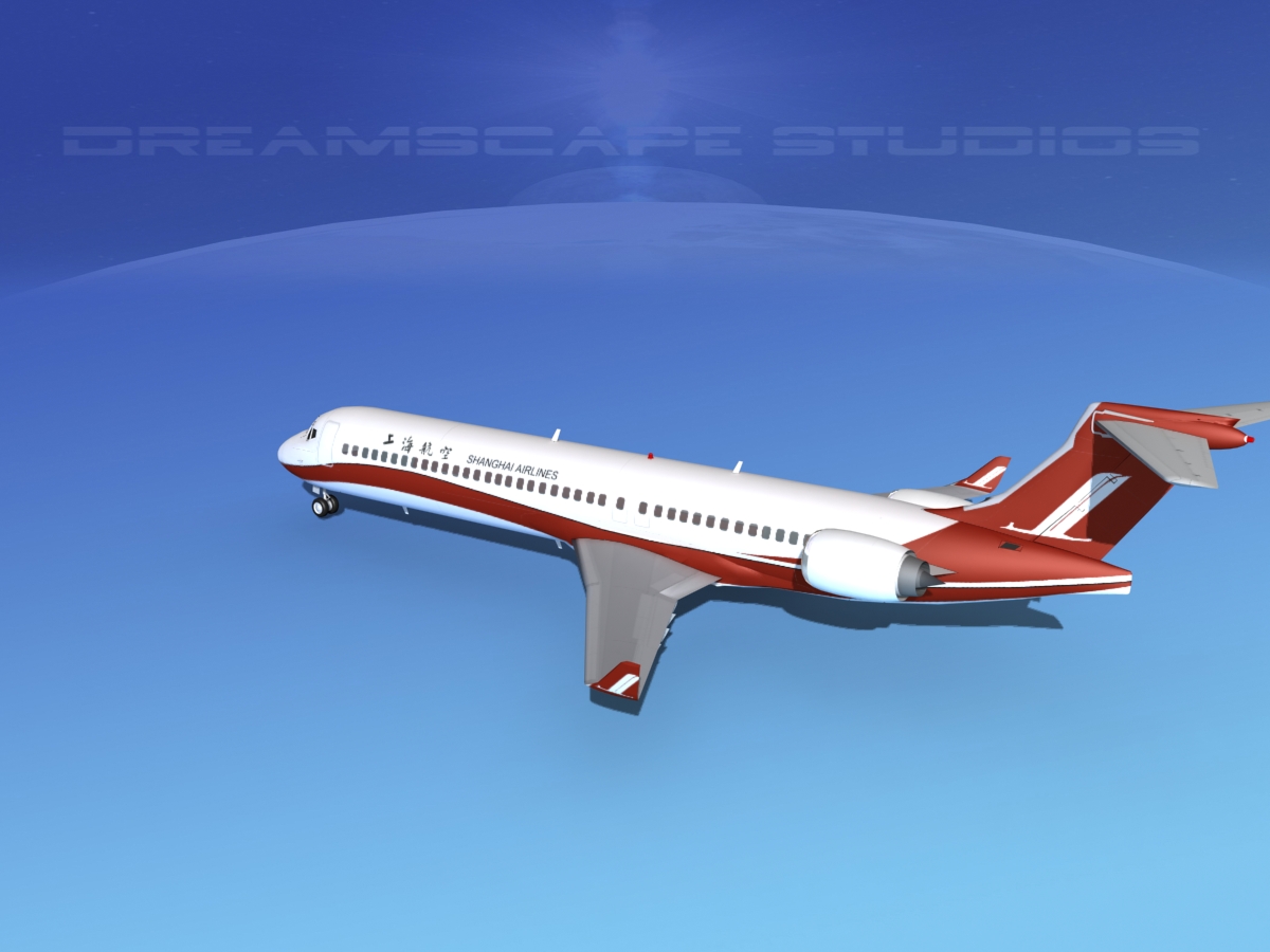 Comac ARJ21-900 Shanghai 3D model_8