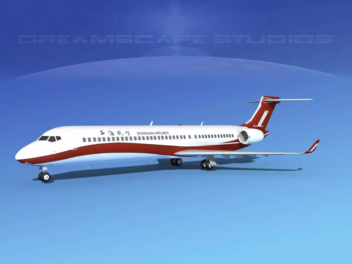 Comac ARJ21-900 Shanghai 3D model_0