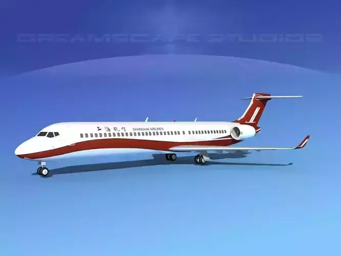 Comac ARJ21-900 Shanghai  3D model