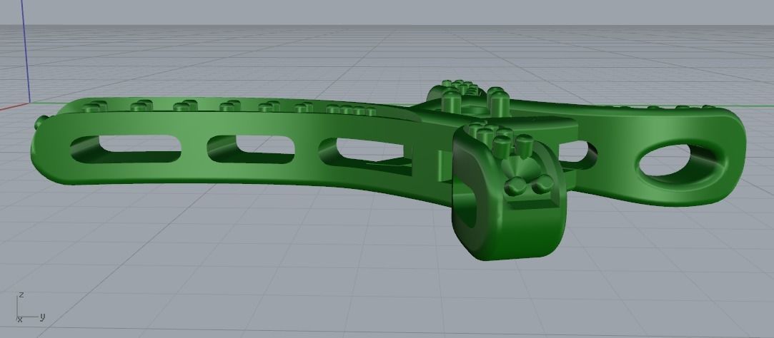 Pendant Cross N01999 3D print model_3