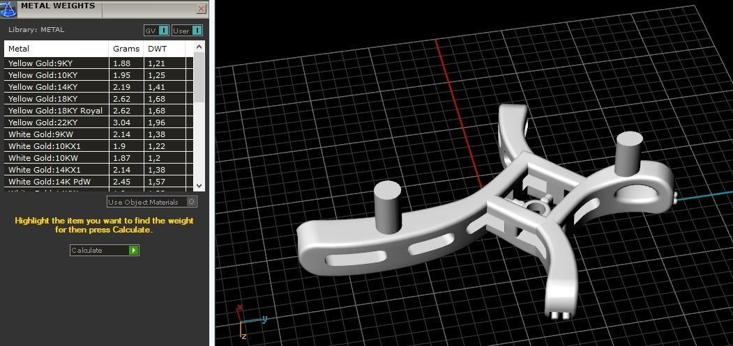 Pendant Cross N01999 3D print model_7