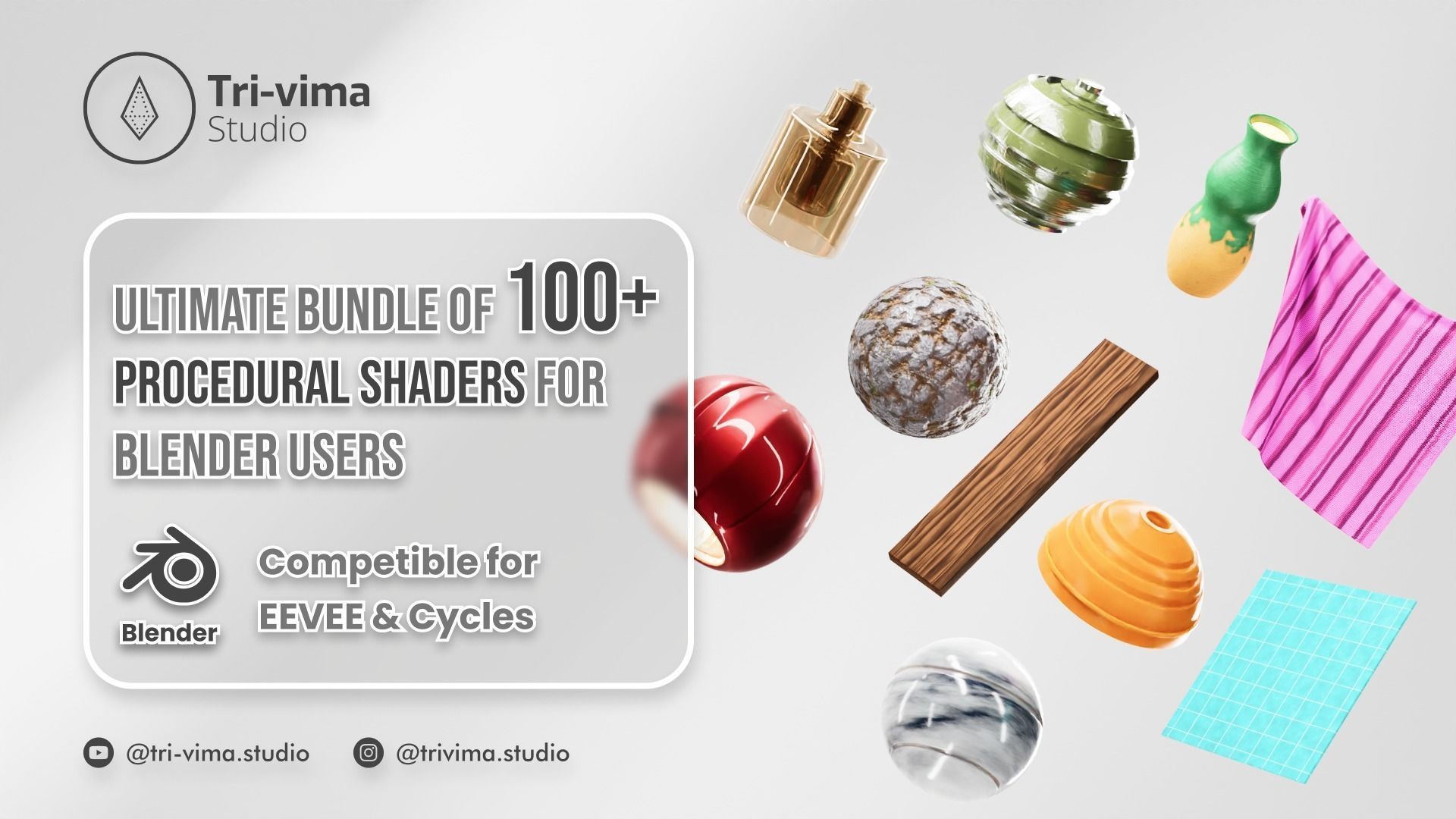 Ultimate Bundle of 100plus Procedural Shaders for Blender Users Texture_2