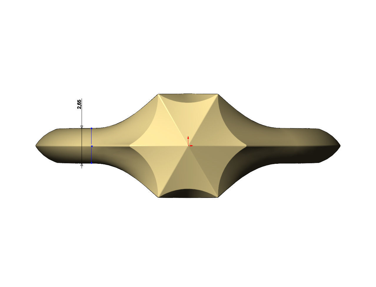 Faceted pointed hexagonal star signet ring US sizes 5to10 3D print model_7