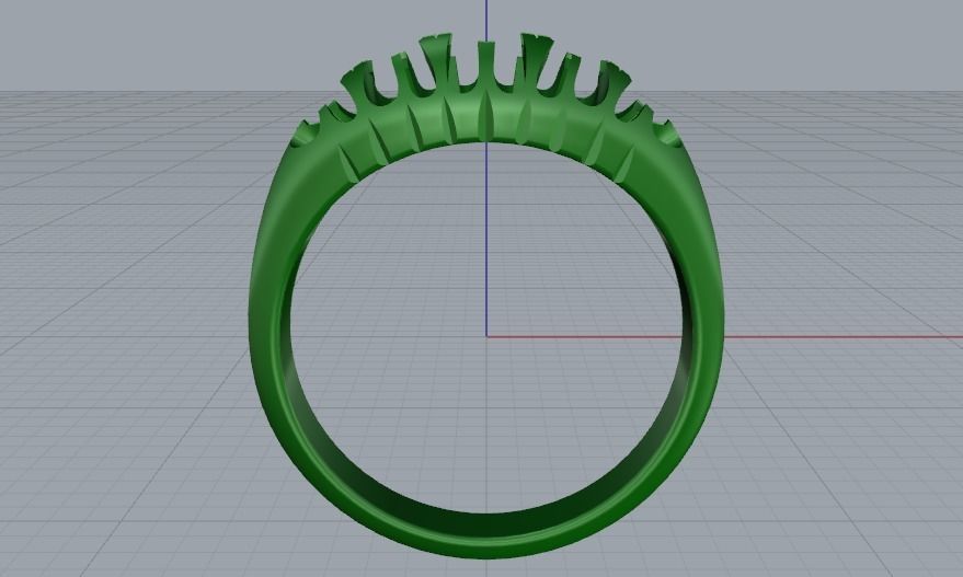 Ring N01976 3D print model_5