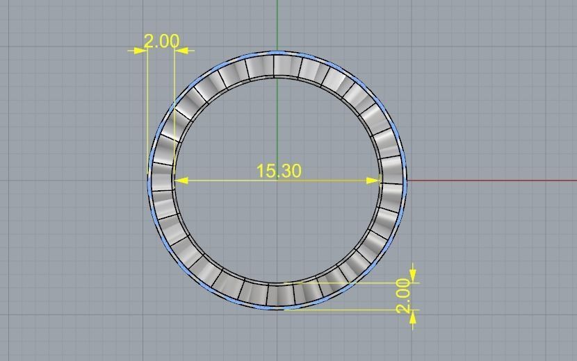 Ring N011031 3D print model_5