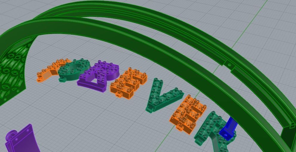 Bracelet FOREVER N011024 3D print model_4