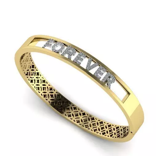 Bracelet FOREVER N011024 3D print model_0