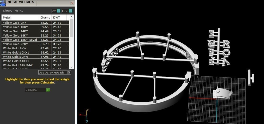 Bracelet FOREVER N011024 3D print model_8