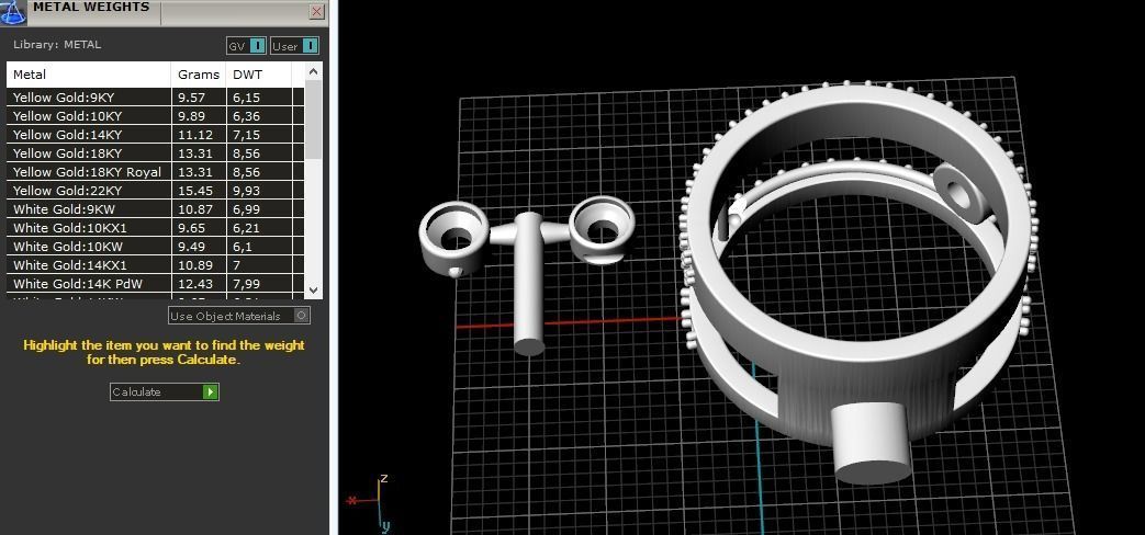 Ring N011021 3D print model_8
