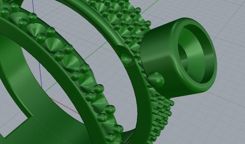 Ring N011021 3D print model_3