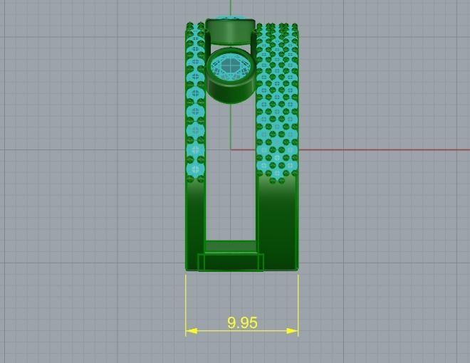 Ring N011021 3D print model_7