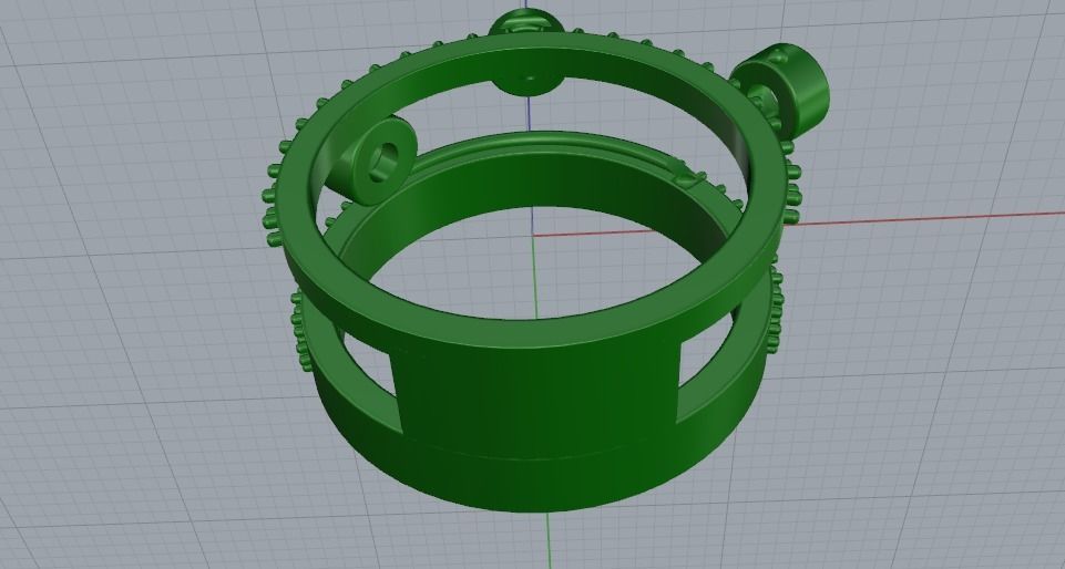 Ring N011021 3D print model_5