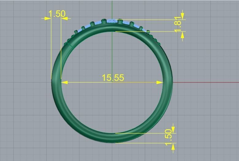 Ring N011015 3D print model_5