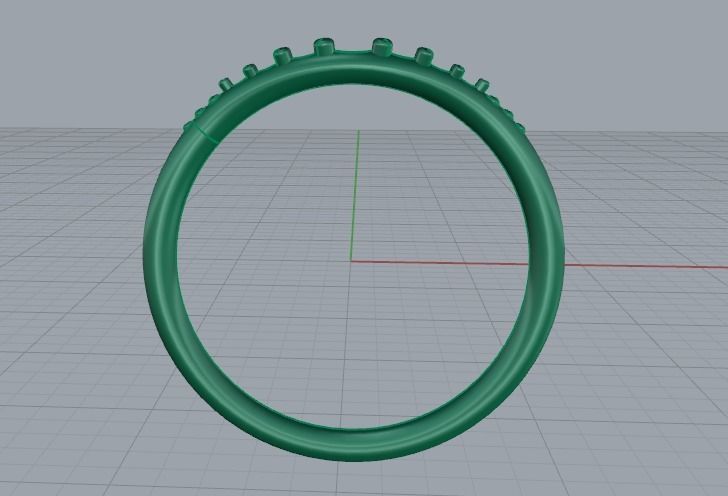Ring N011015 3D print model_2