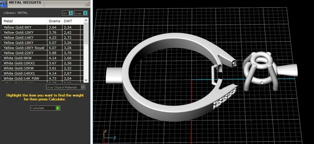 Ring N011013 3D print model_8