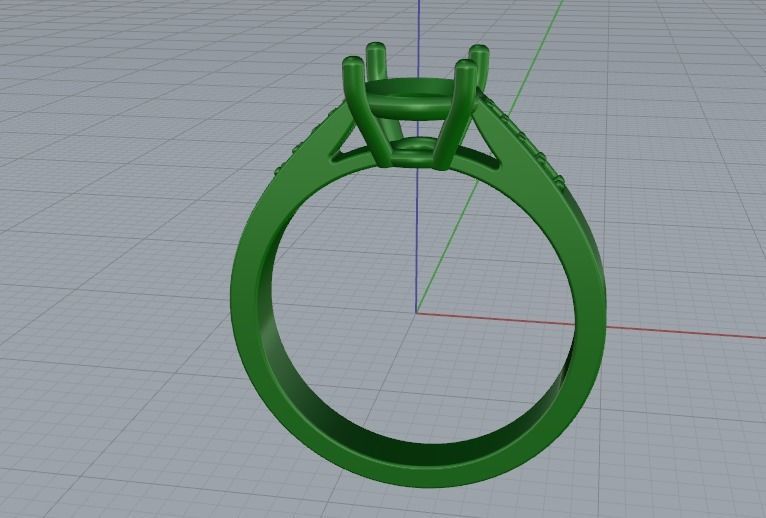 Ring N011013 3D print model_3
