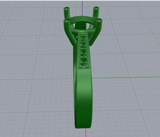 Ring N011013 3D print model_2