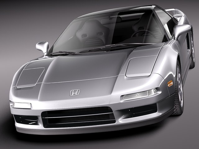 Honda NSX 1990 3D Model .max .obj .3ds .fbx .c4d .lwo .lw ...