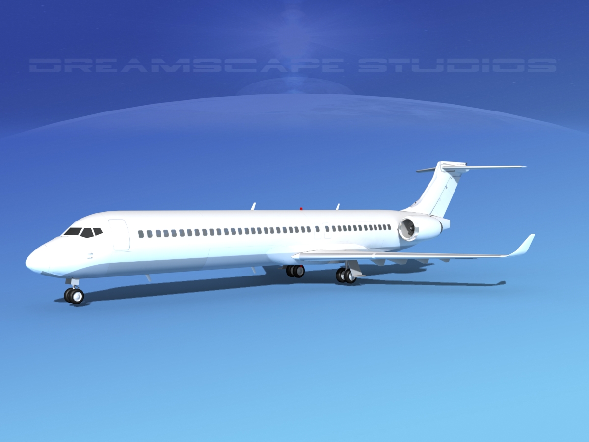 Comac ARJ21-900 Unmarked 1 3D model_2