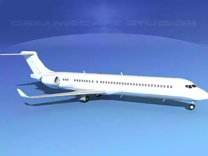 Comac ARJ21-900 Unmarked 1 3D model