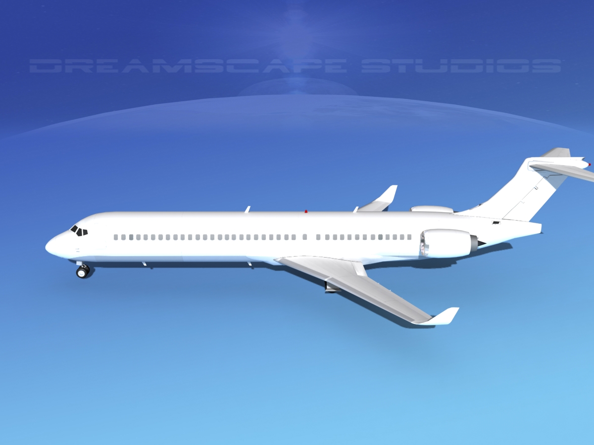 Comac ARJ21-900 Unmarked 1 3D model_9