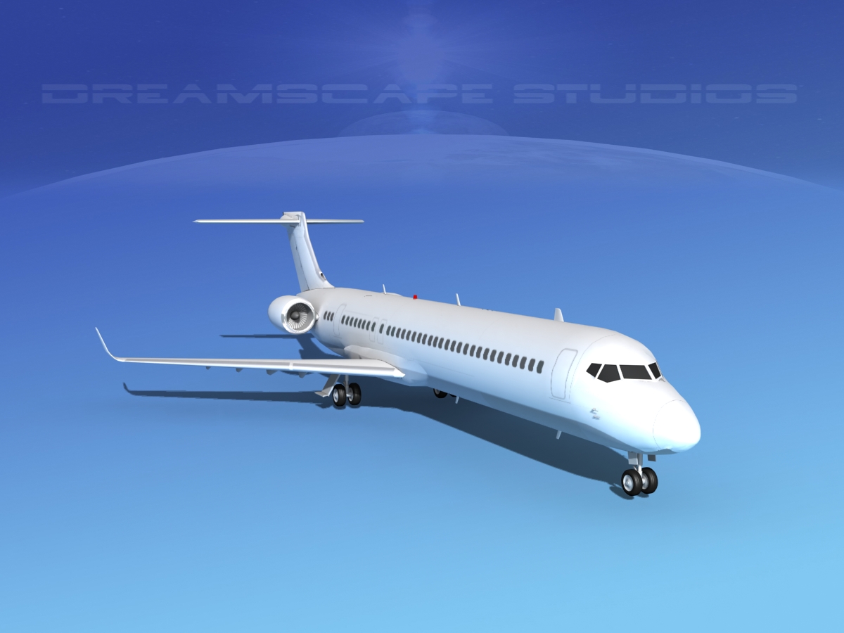 Comac ARJ21-900 Unmarked 1 3D model_3