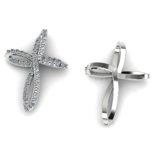 Pendant Cross N011001 3D print model_1