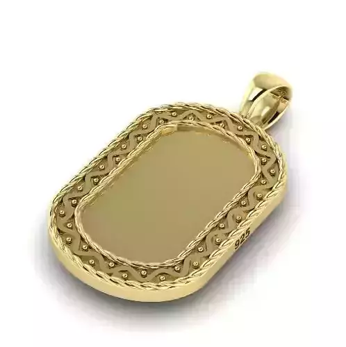 Pendant with patterns N012476