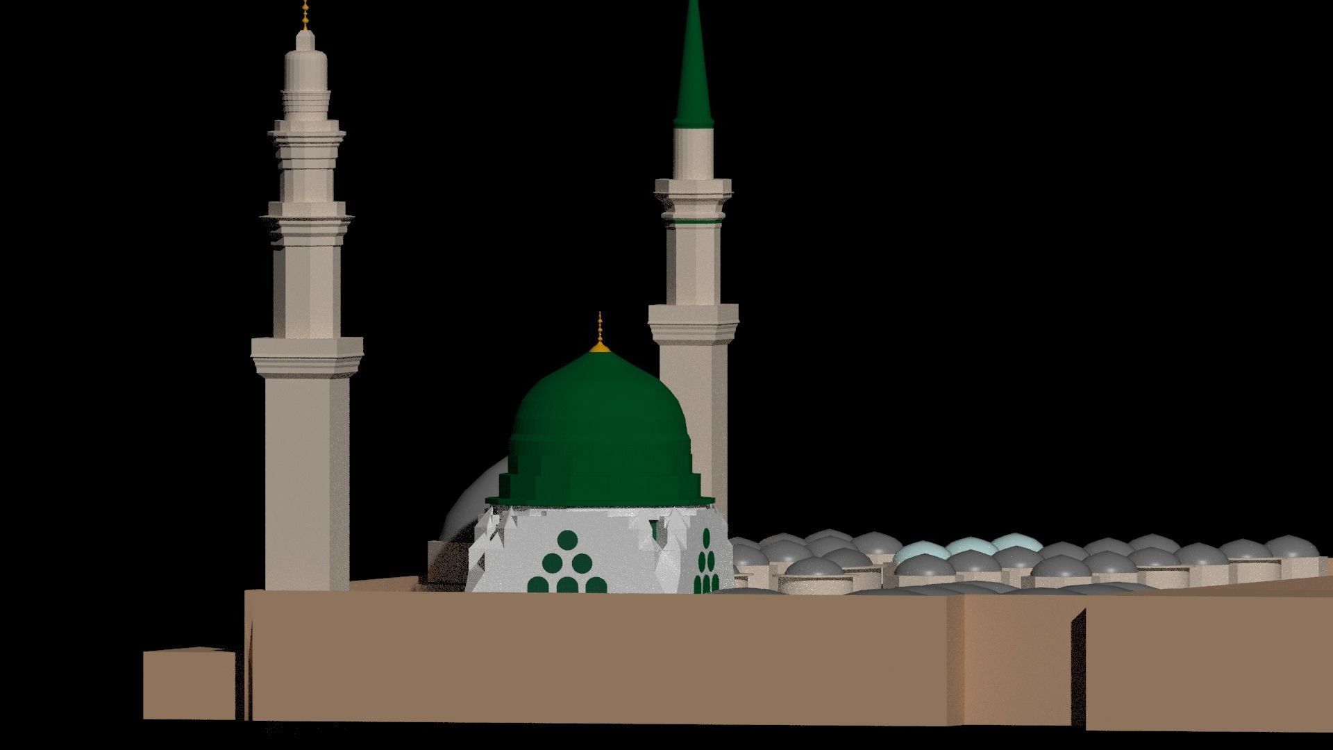 AL masjid Al Nabawi 3D model_7
