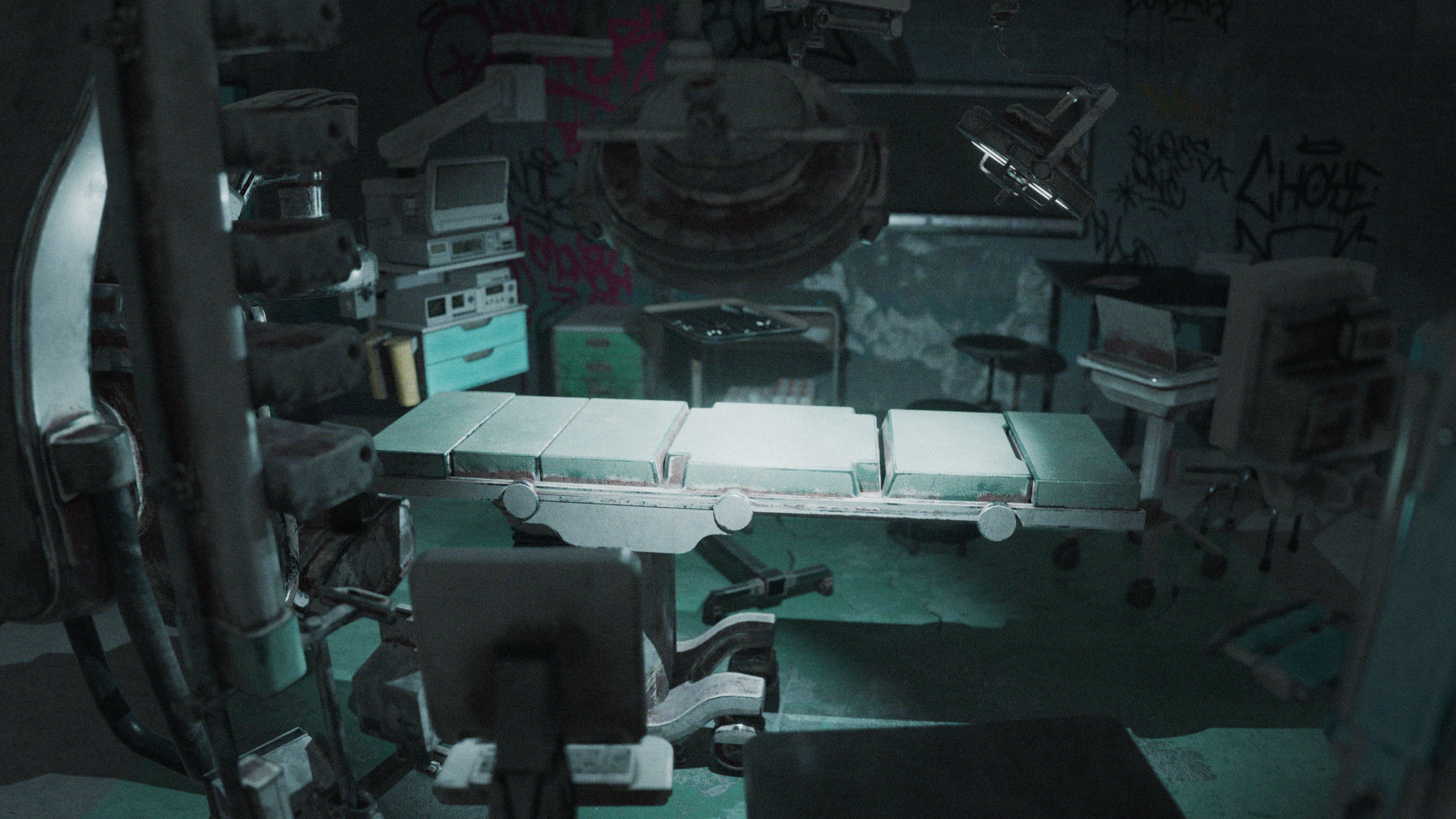 Surgery Room Graffity Concept Low-poly 3D model_9