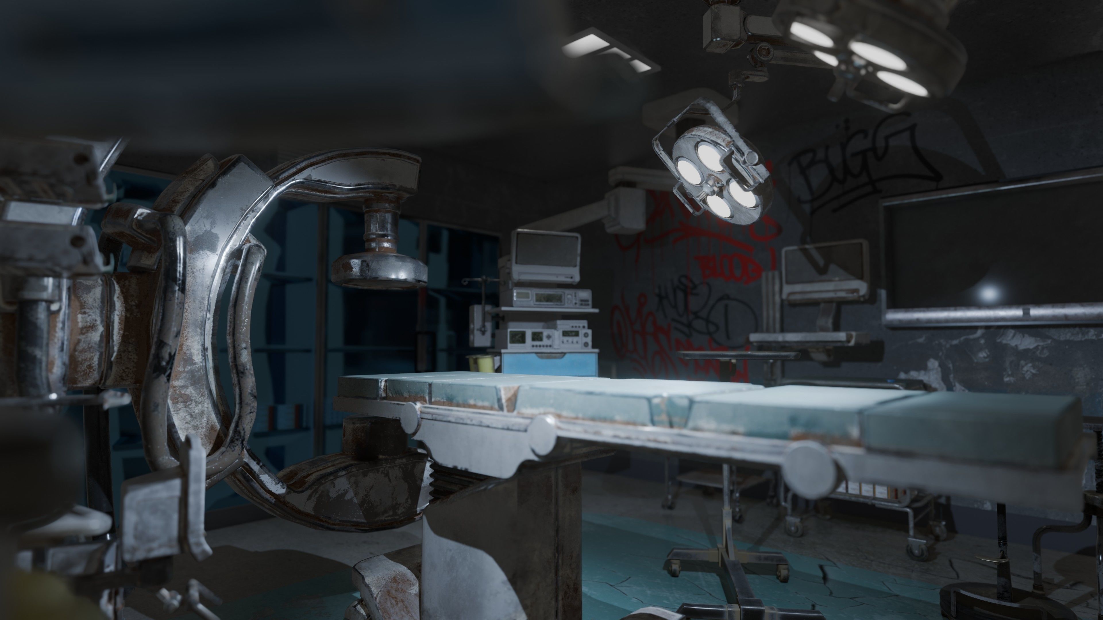 Surgery Room Graffity Concept Low-poly 3D model_5