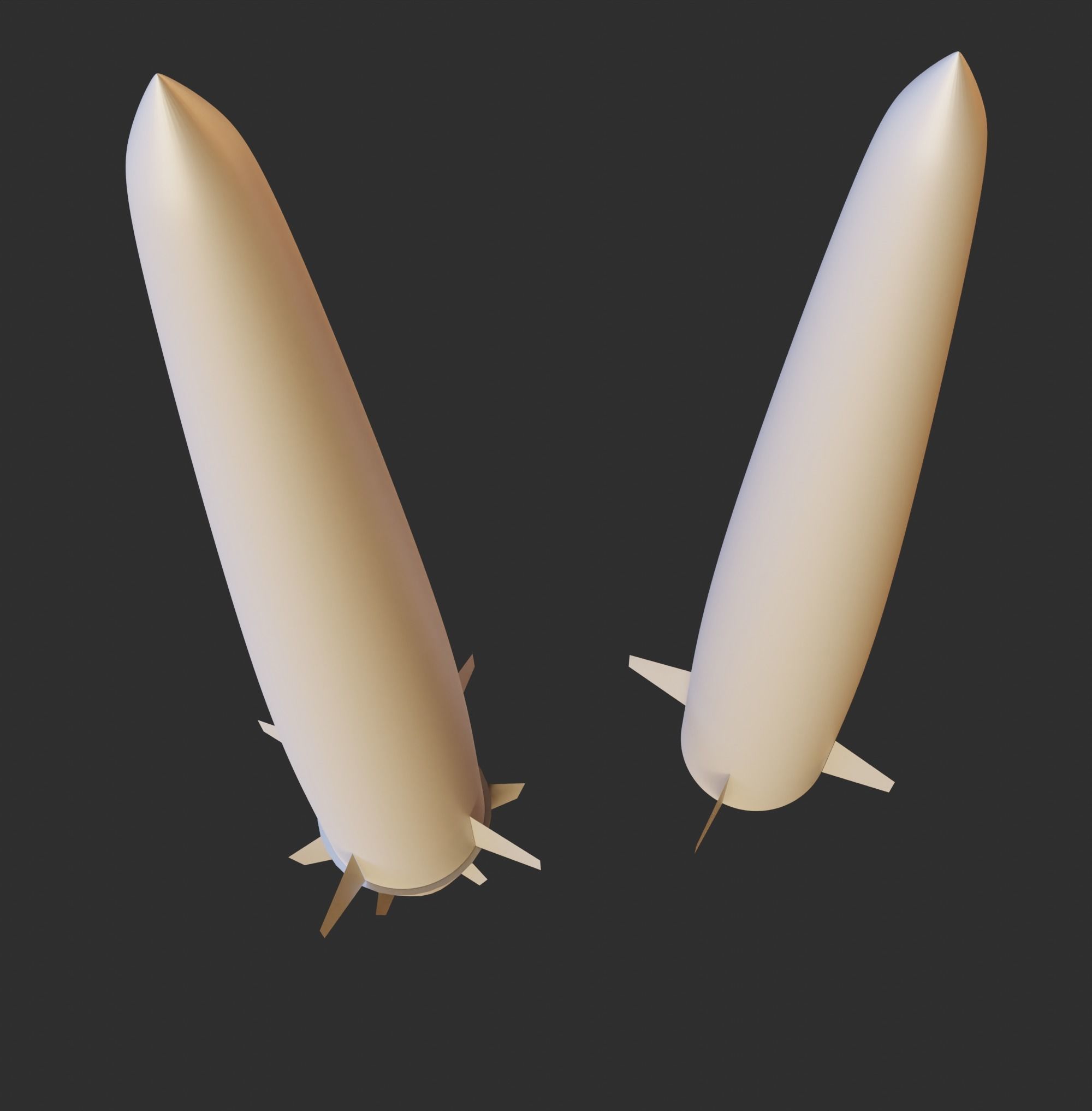 Kh-47M2 Kinzhal 3D model_4