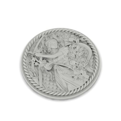 Zodiac sign N012449 3D print model_2