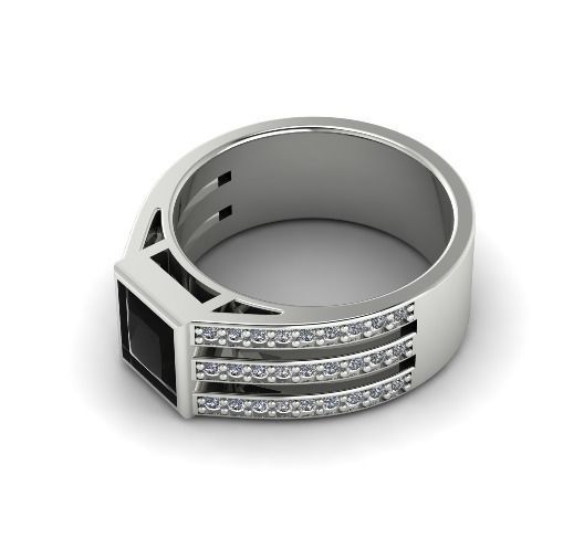 Man ring N012446 3D print model_1